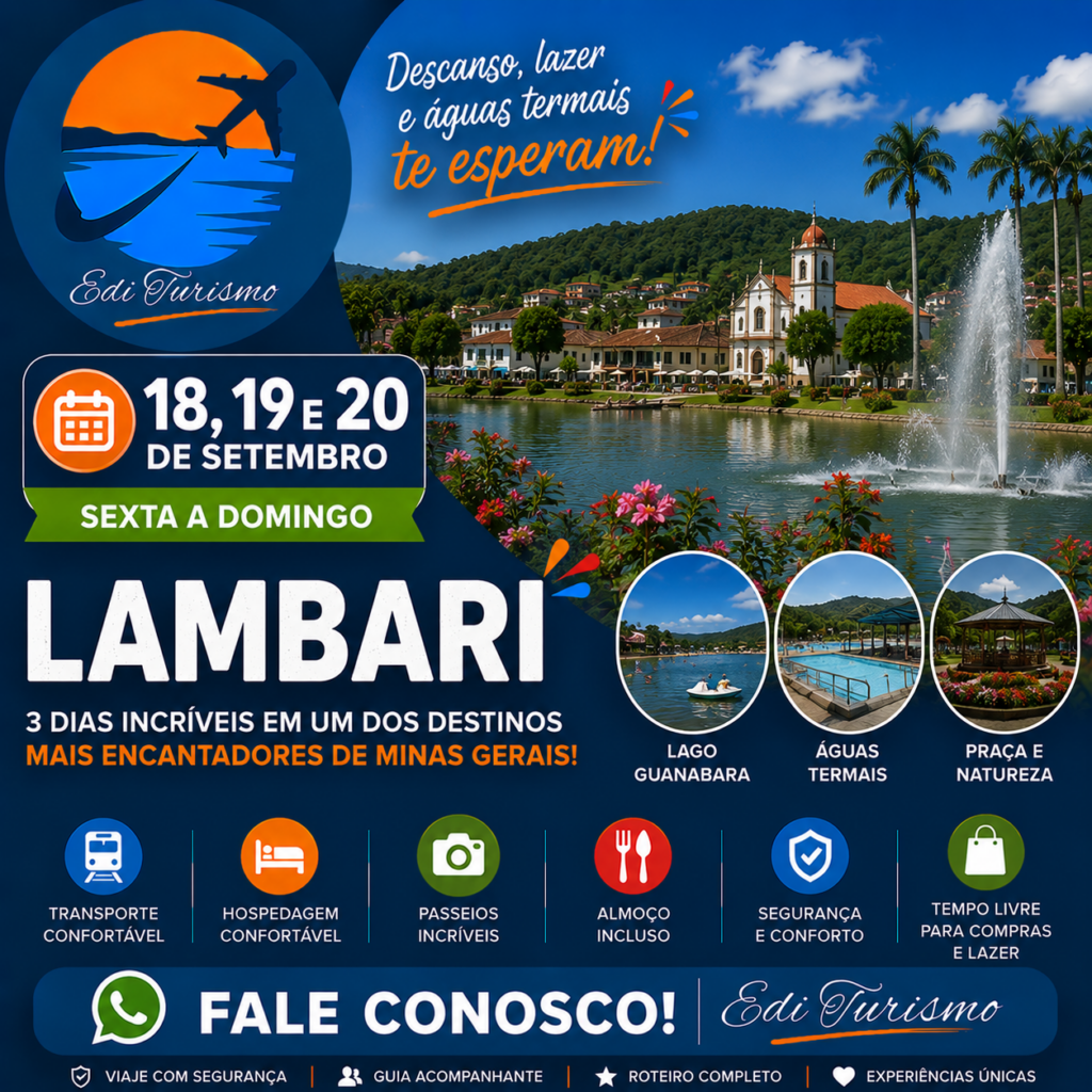 Excursão a Lambari — MG